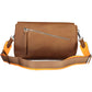 Brown Polyurethane Women Handbag
