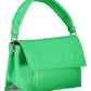 Green Polyurethane Women Handbag