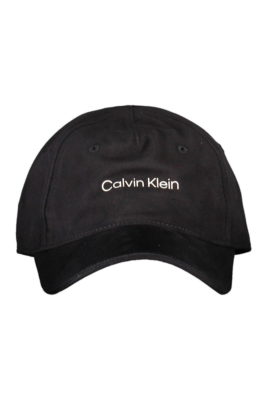 Black Cotton Men Cap