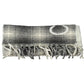 White Wool Mens Scarf