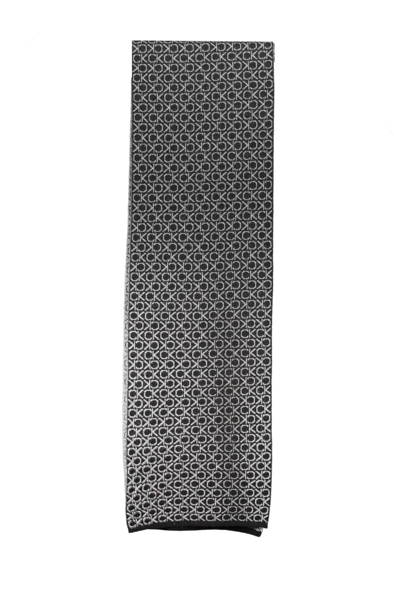 Black Wool Men Scarf