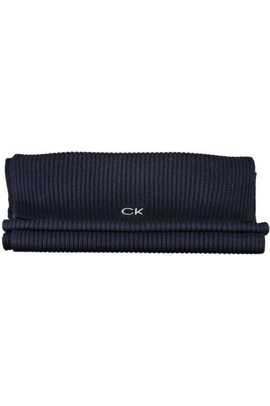 Blue Cotton Men Scarf