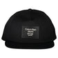 Black Cotton Men Cap