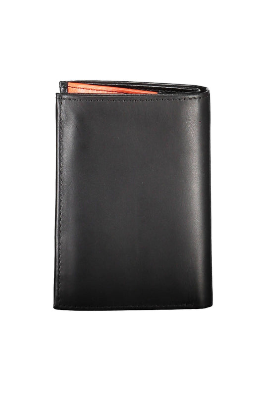 Black Leather Men Wallet