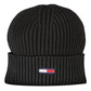 Black Cotton Men Cap