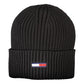 Black Cotton Men Cap