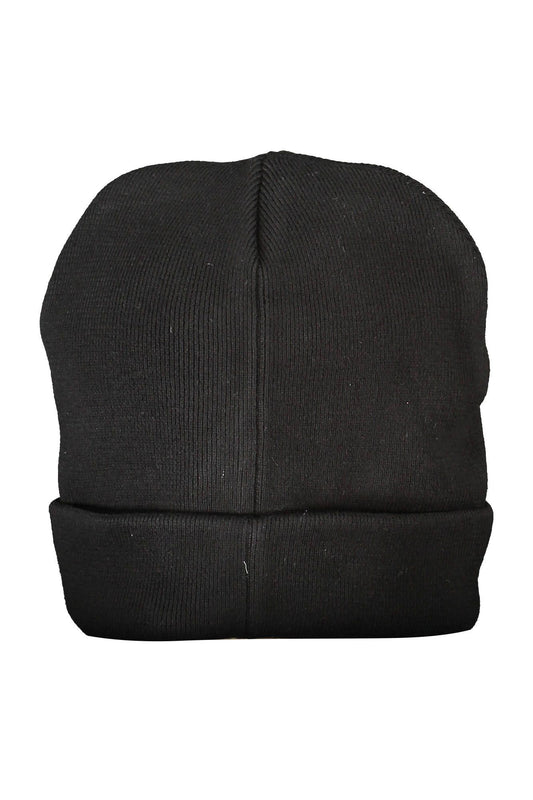 Black Cotton Men Cap