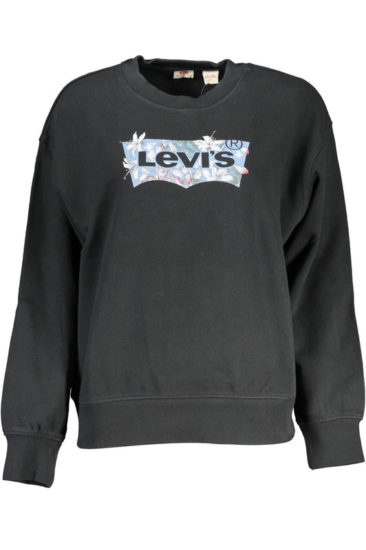 Black Cotton Women Sweater