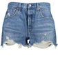 Blue Cotton Women Jean