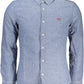 Light Blue Cotton Men Shirt