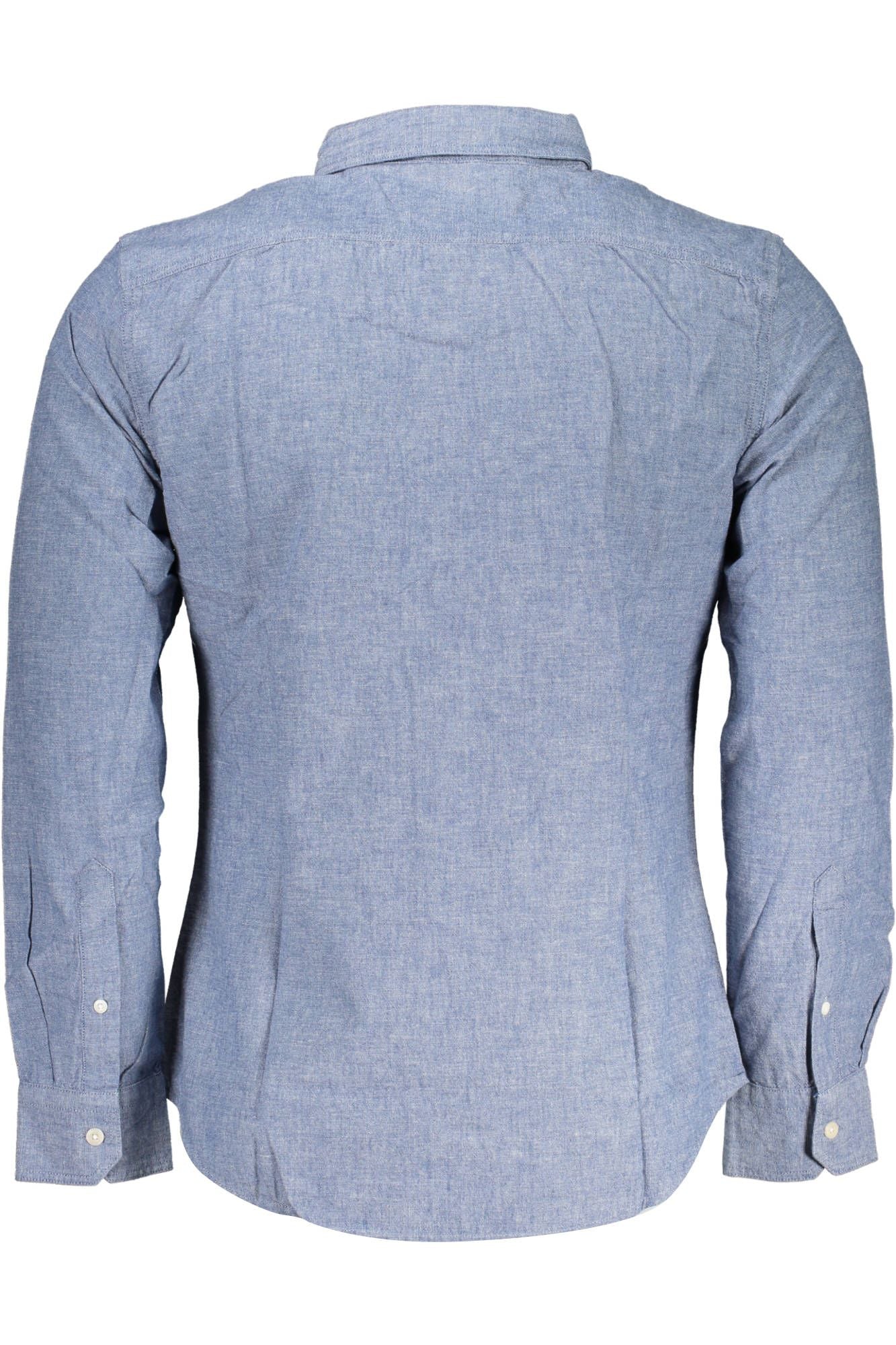 Light Blue Cotton Men Shirt