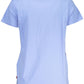 Light Blue Classic Cotton Tee with Print