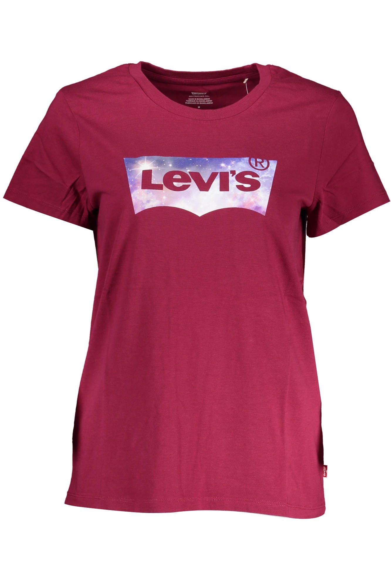 Red Cotton Women T-Shirt
