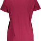 Red Cotton Women T-Shirt