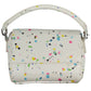 White Polyethylene Women Handbag