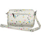 White Polyethylene Women Handbag