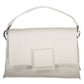 White Polyurethane Women Handbag