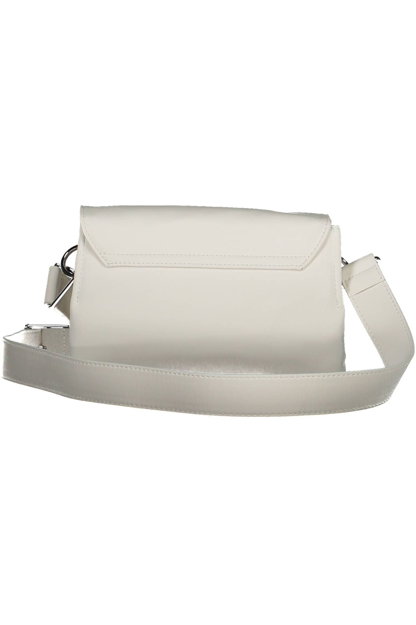 White Polyurethane Women Handbag