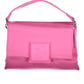 Pink Polyurethane Women Handbag
