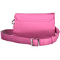 Pink Polyurethane Women Handbag