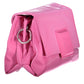 Pink Polyurethane Women Handbag
