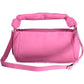 Pink Polyester Women Handbag