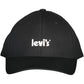 Black Cotton Men Hat