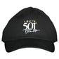 Black Cotton Men Hat