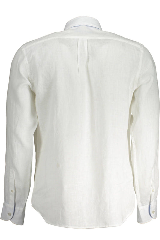 White Linen Mens Shirt