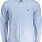 Light Blue Cotton Men Shirt