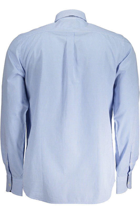 Light Blue Cotton Men Shirt