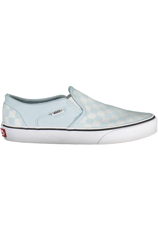"Light Blue Polyester Women Sneaker"