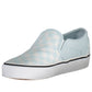 "Light Blue Polyester Women Sneaker"