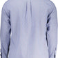 Blue Cotton Men Shirt
