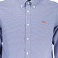Blue Cotton Men Shirt