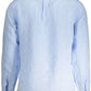 Light Blue Linen Men Shirt