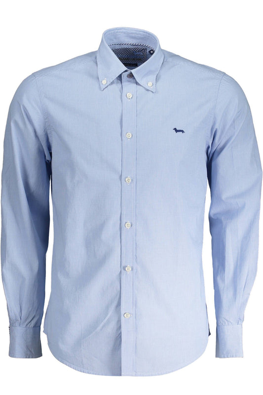 Light Blue Cotton Men Shirt
