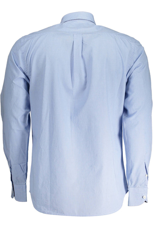 Light Blue Cotton Men Shirt