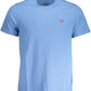 Light Blue Cotton Men TShirt