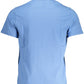 Light Blue Cotton Men TShirt