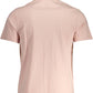 Pink Cotton Men T-Shirt