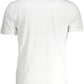 White Cotton Men Polo Shirt