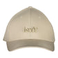 Beige Cotton Men Cap
