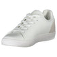 White Polyester Men Sneaker
