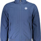 Blue Polyamide Men Jacket