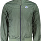 Green Nylon Men Jacket