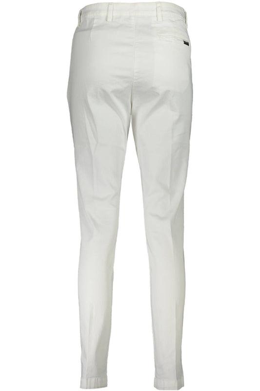 White Cotton Women Pant