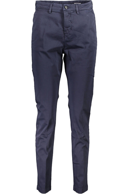 Blue Organic Cotton Women Pants