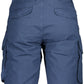 Blue Cotton Men Bermuda Trouser