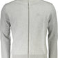 Gray Cotton Men Cardigan